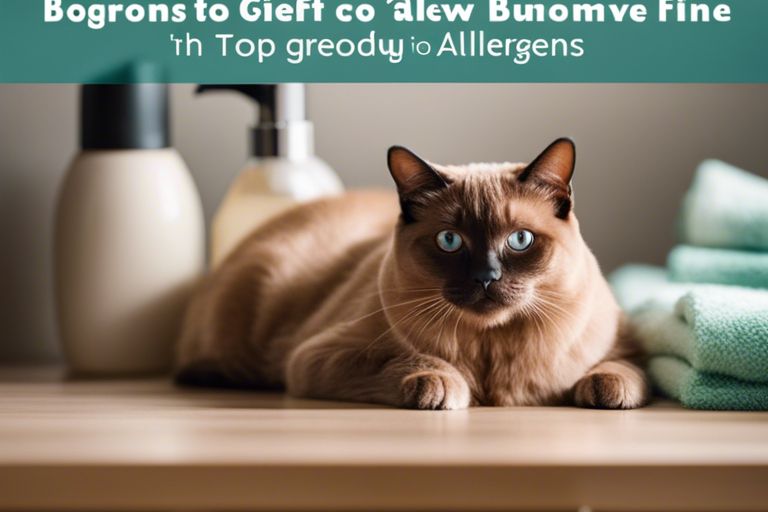 Are there specific grooming tips for Burmese cats to reduce allergens?